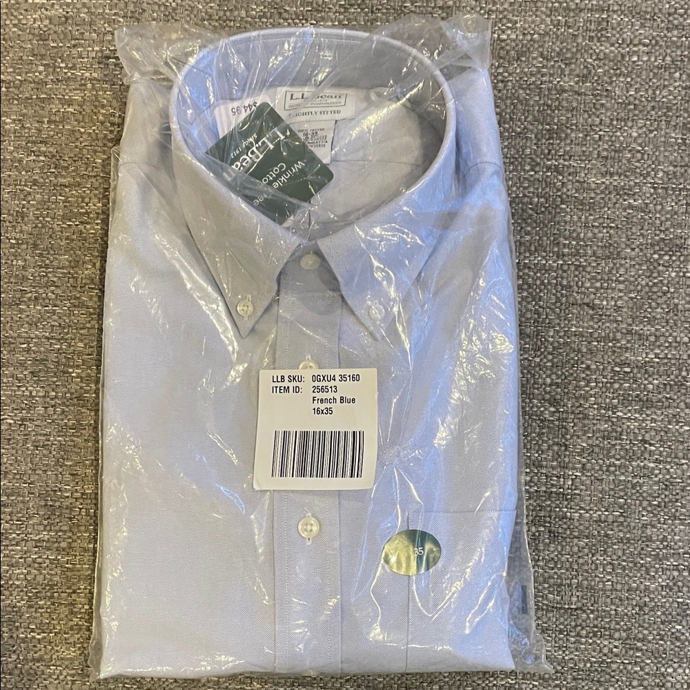 Lands' End Light Blue Dress Shirt